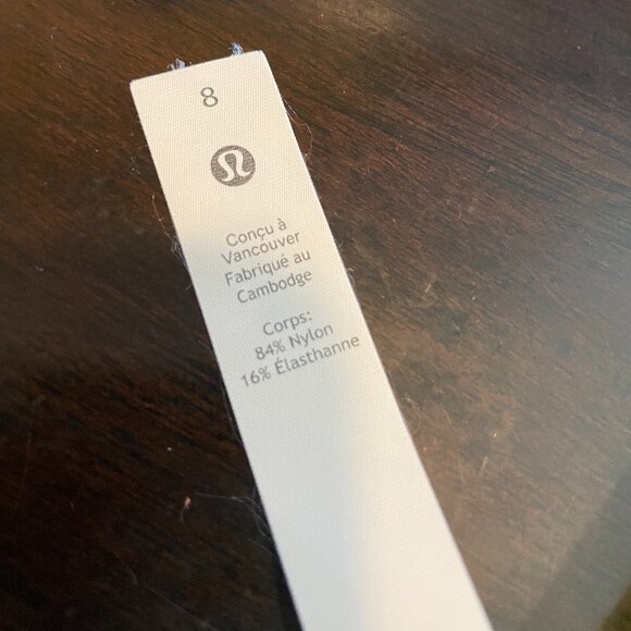 Lululemon Ribbed Racerback Tank Top, Size 8 - Picture 5 of 5